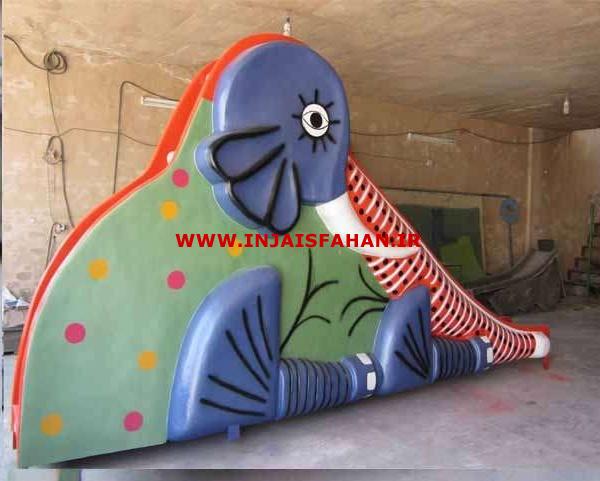 سرسره طرح فیل فایبرگلاس