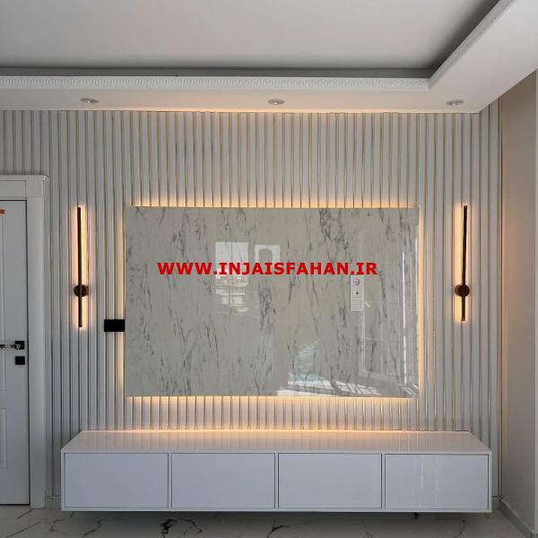 طراحی واجرای تی وی وال مدرن ولوکس دراصفهان