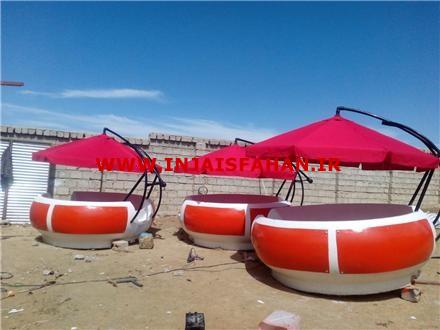 قایق موتوری گرد دوناتی هشت نفره