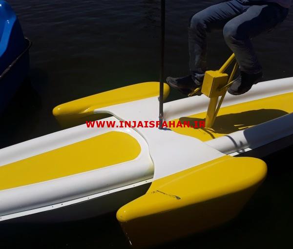 قایق دوچرخه ای فایبرگلاس دونفره و تک نفره