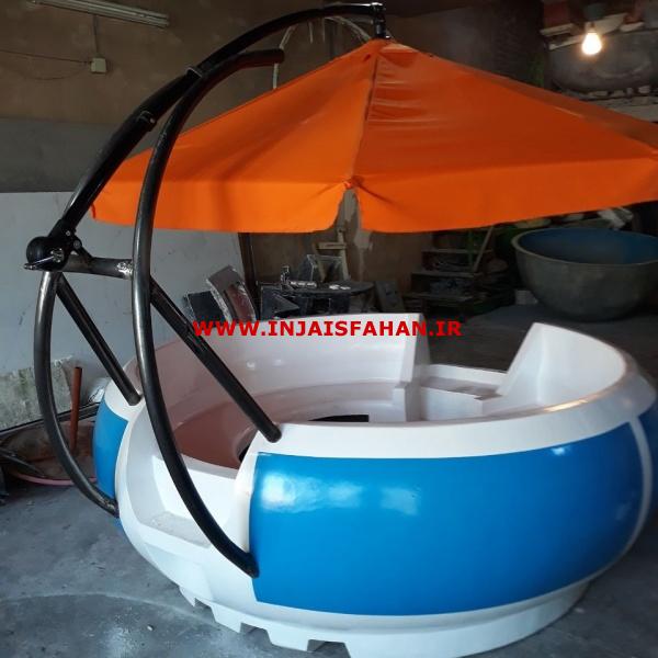 قایق موتوری گرد دوناتی هشت نفره