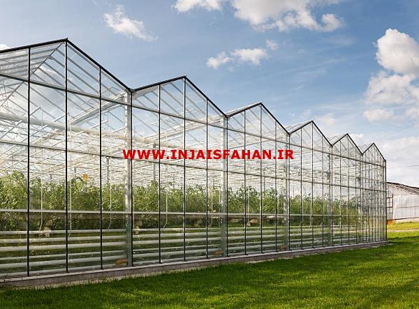 سازه گلخانه صنعتی پیچ و مهره ای
