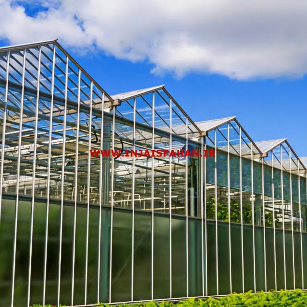 سازه گلخانه صنعتی پیچ و مهره ای