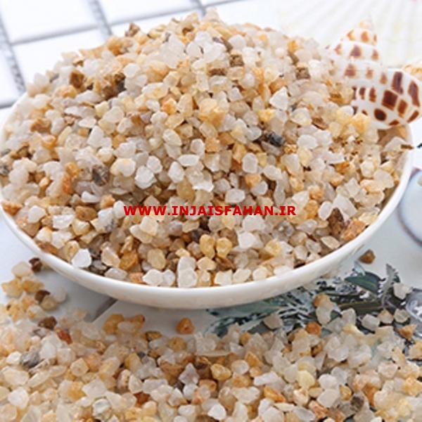 توزیع ماسه سیلیسی  و سنگ سیلیس دانه بندی شده