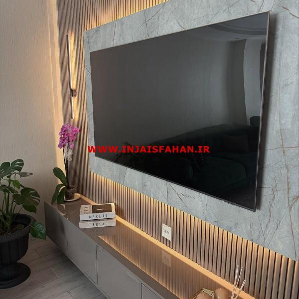 طراحی واجرای تی وی وال مدرن ولوکس دراصفهان