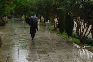 بارش رحمت الهی در اصفهان 